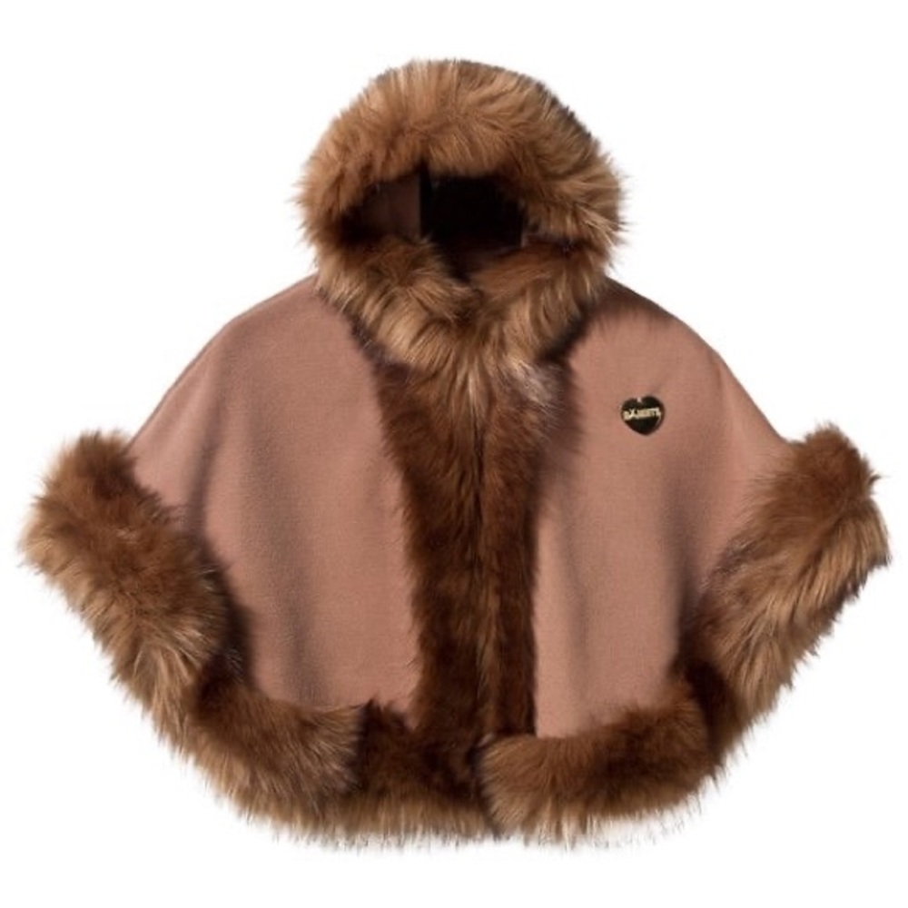 Banditz faux fur cape